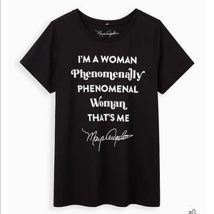 SLIM FIT CREW TEE – MAYA ANGELOU BLACK